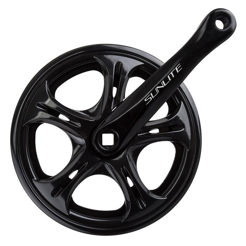 Sunlite Big City Single Speed Crank 170x48 127 SQR JIS crankset black