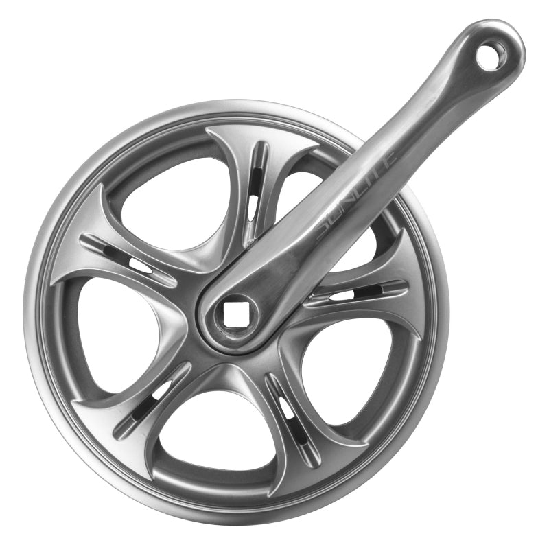 Sunlite Big City Single Speed Crank 170x48 127 SQR JIS crankset silver