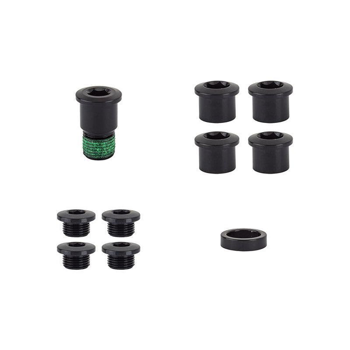 SRAM Red 22 Chainring Bolt Set Fits Force 22 Rival 22~ 5 bolts 4 nuts 1 spacer