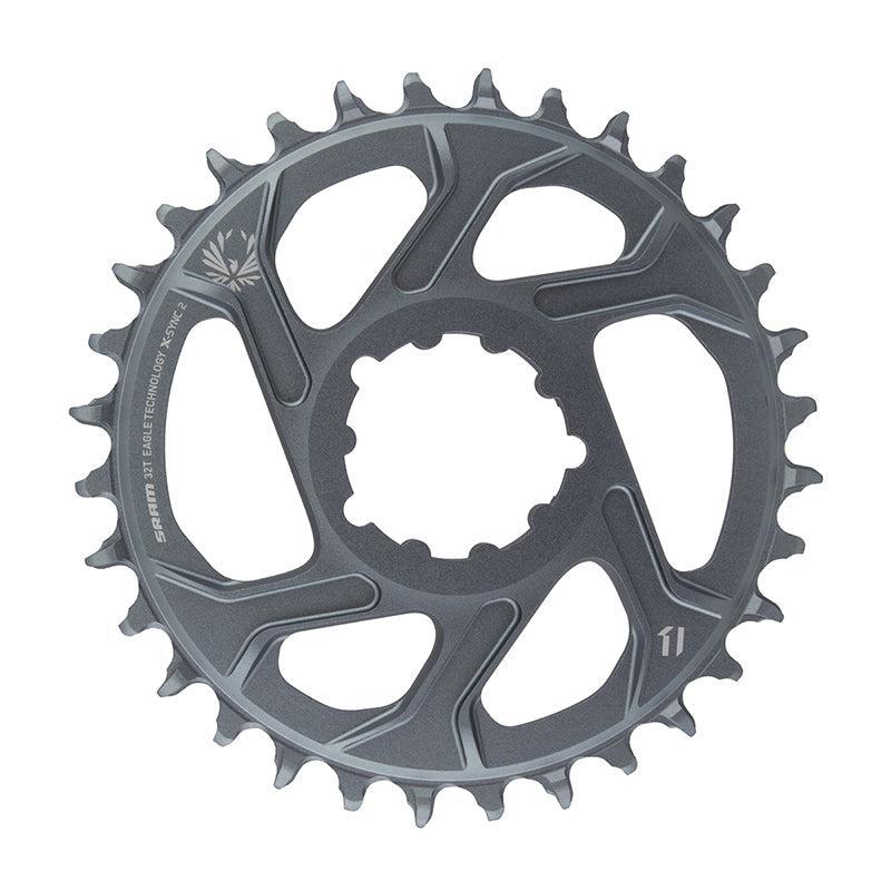 SRAM X-Sync 2 Eagle Direct Mount Chainring - 32 Tooth 3mm Boost Offset 12-Speed Polar Grey
