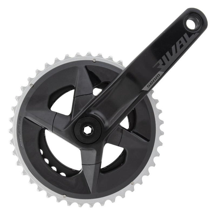 SRAM Rival AXS Wide Crankset - 165mm 12-Speed 43/30t 94 BCD DUB Spindle Interface BLK D1