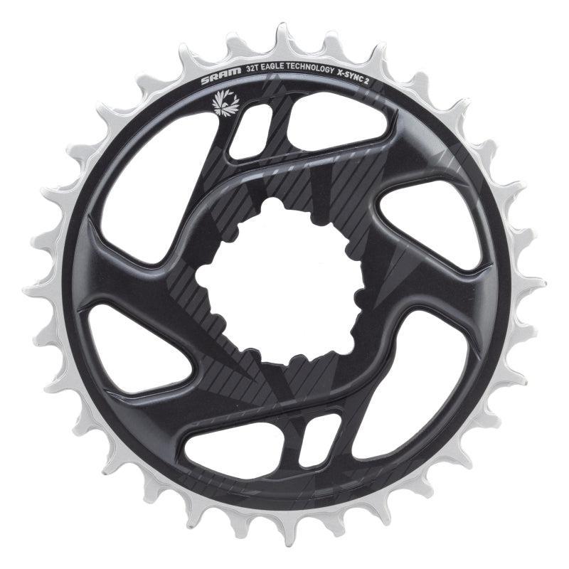 SRAM GX Eagle C1 Chainring Teeth: 32 Speed: 11/12 BCD: Direct Mount Aluminum Grey 3mm