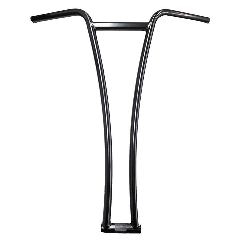 Sun seeker Y-Type Recumbent Handlebar  1in - 560W x 590R Steel Black