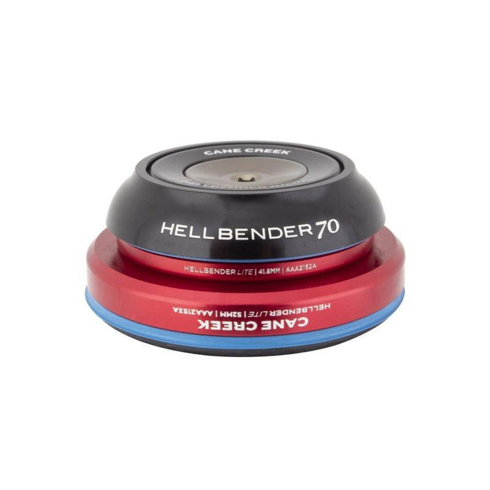 Cane Creek Hellbender 70 Lite Headset - IS42/28.6/H9|IS52/40 B Tapered Black