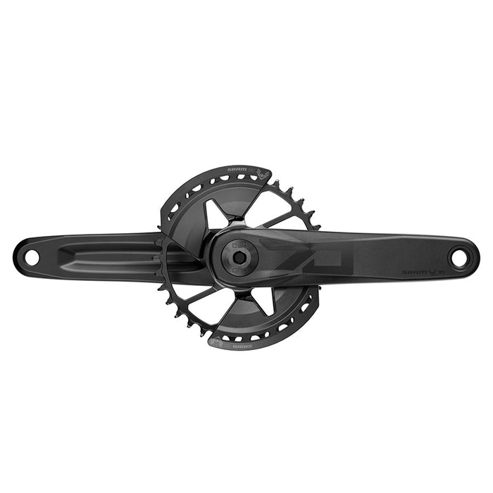 SRAM Eagle 70 T-Type Wide Crankset - 155mm 12-Speed 32t Chainring Direct Mount 2-Guards DUB Spindle Interface BLK