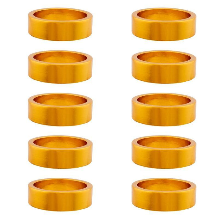 Origin8 Alloy Headset Spacers SHIS Spacer 1-1/8` x 10mm Gold 10 to a bag Alloy