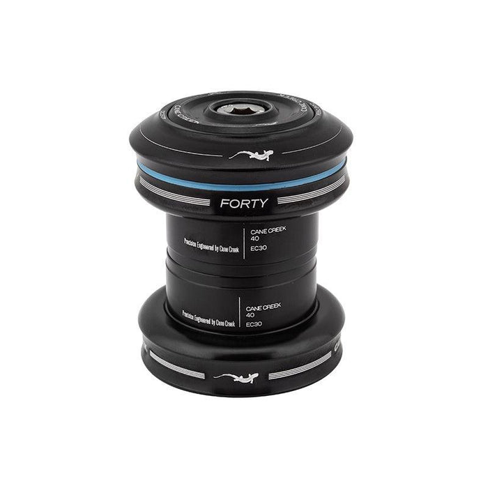 Cane Creek 40 EC30/25.4 / EC30/26 Headset 1" Straight Steerer Black