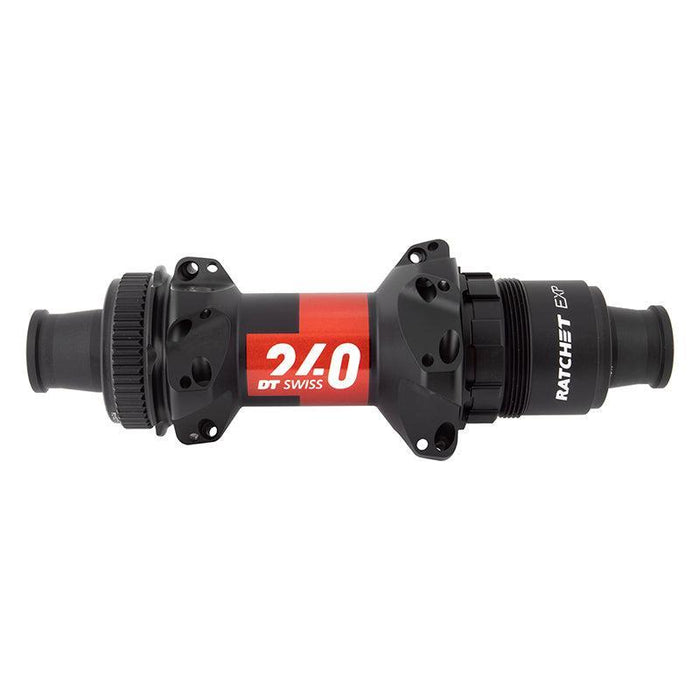 DT Swiss 240 EXP Rear Hub - 12 x 142mm Center-Lock XDR BLK/Red 24H 36pt Straight Pull