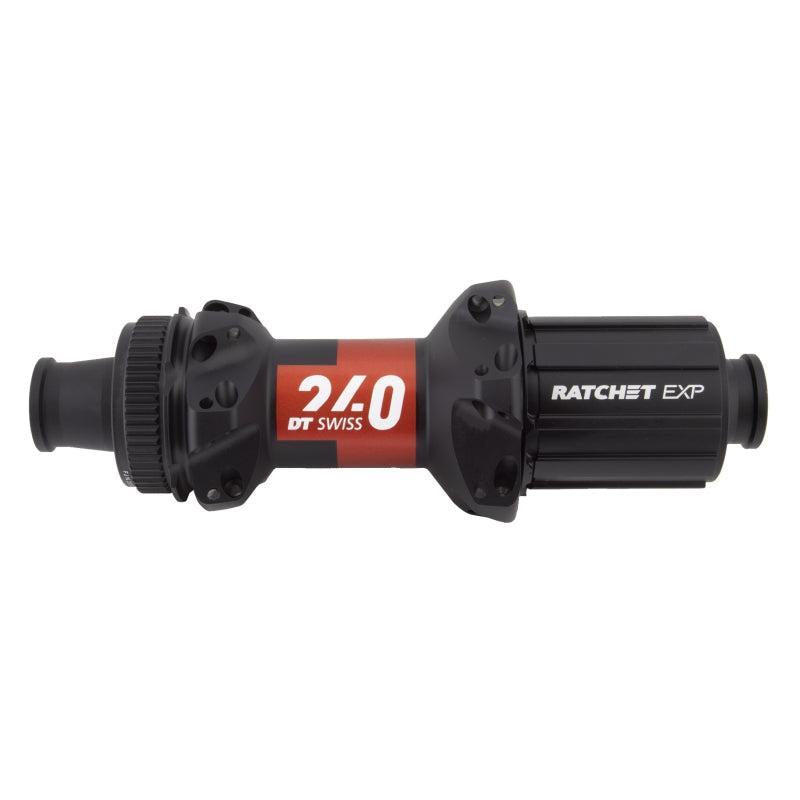 DT Swiss 240 EXP Rear Hub - 12 x 142mm Center-Lock HG 11 Road BLK/Red 24H 36pt Straight Pull
