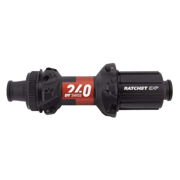 DT Swiss 240 EXP Rear Hub - 12 x 142mm Center-Lock HG 11 Road BLK/Red 24H 36pt Straight Pull