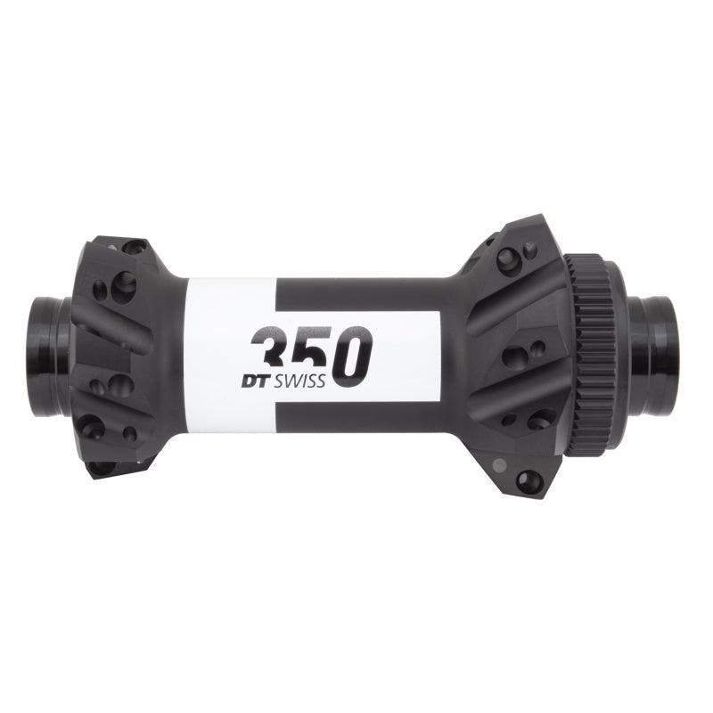 DT Swiss 350 Front Hub - 15 x 110mm Center-Lock Black 28H Straight Pull