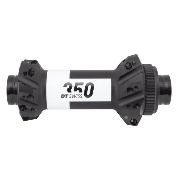 DT Swiss 350 Front Hub - 15 x 110mm Center-Lock Black 28H Straight Pull