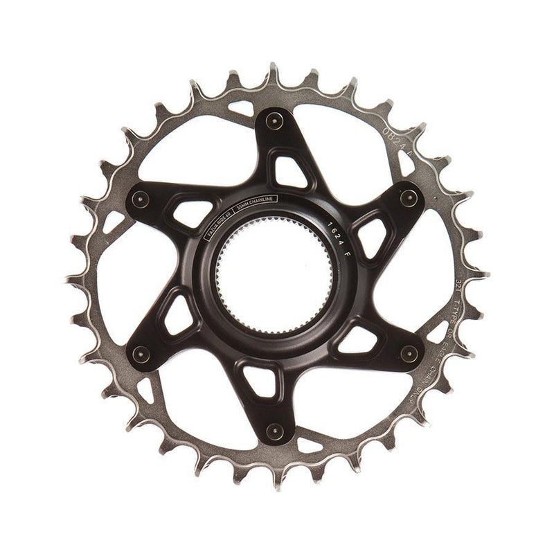 SRAM XX T-Type Fazua Chainring Teeth: 32 Speed: 12 BCD: Direct Mount Aluminum/Steel Silver