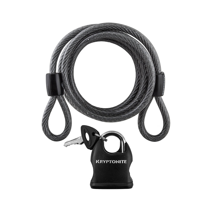 Kryptonite KryptoFlex Cable Lock with Key: 6' x 8mm