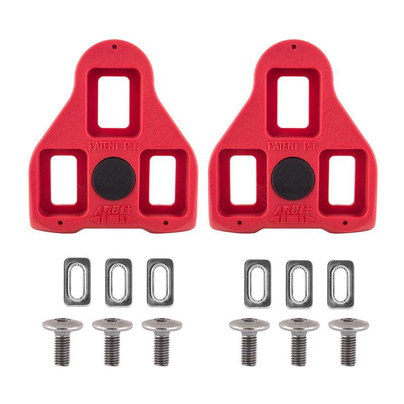 Exustar E-ARC1 Cleats Compatibility: Delta Float: 9° Red
