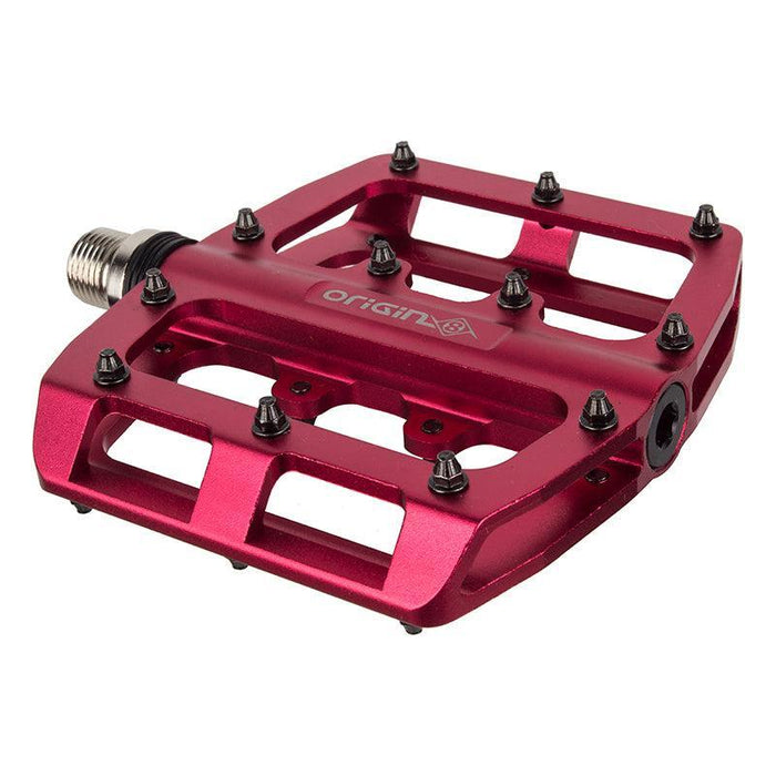 Origin8 Rascal Platform 9/16` 2 Sealed and 1 DU Sleeve Red Alloy 98x92x14mm