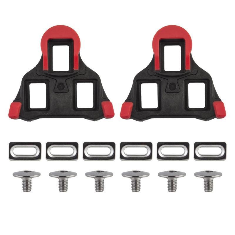 Origin8 Split Fixed SPD-SL Cleats  Black/Red SPD-SL 0° Fixed