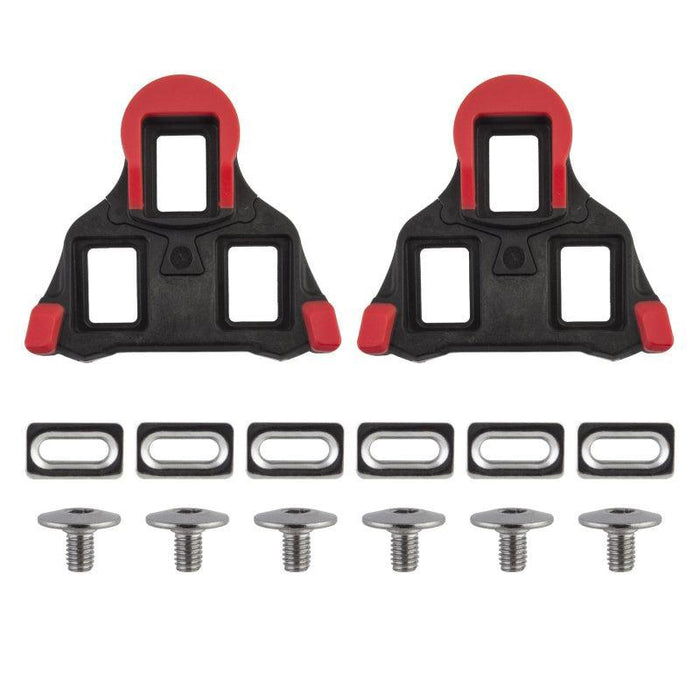 Origin8 Split Fixed SPD-SL Cleats  Black/Red SPD-SL 0° Fixed