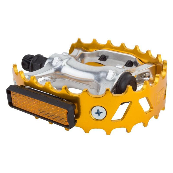 Black ops 747 Bear Trap Pedals 9/16` Loose Ball Ano-Gold Alloy