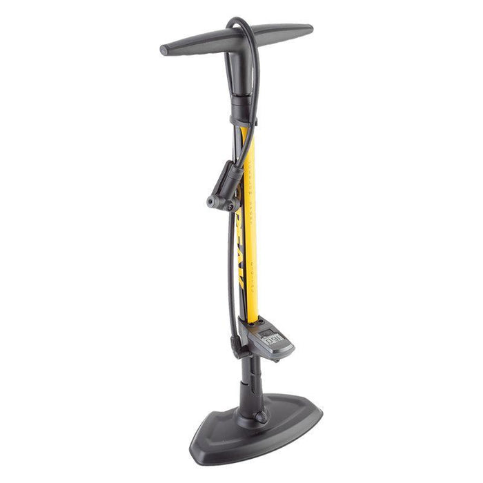 Topeak JoeBlow Sport Digital Floor Pump - 160psi / 11bar Digital Gauge TwinHead DX5 BLK/YLW