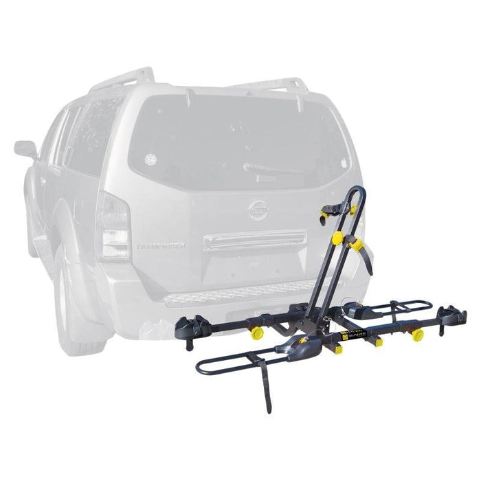 Sunlite HRT-250 1.25-2in Receiver Tray Rack 2 Bike 1-1/4 or 2` Black 70lbs