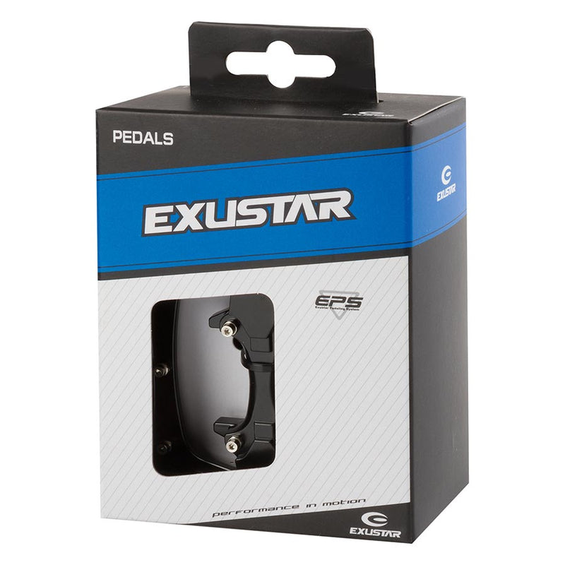 Exustar E-PM820-2 Dual Sided Pedals Body: Aluminum Spindle: Cr-Mo 9/16'' Black Pair