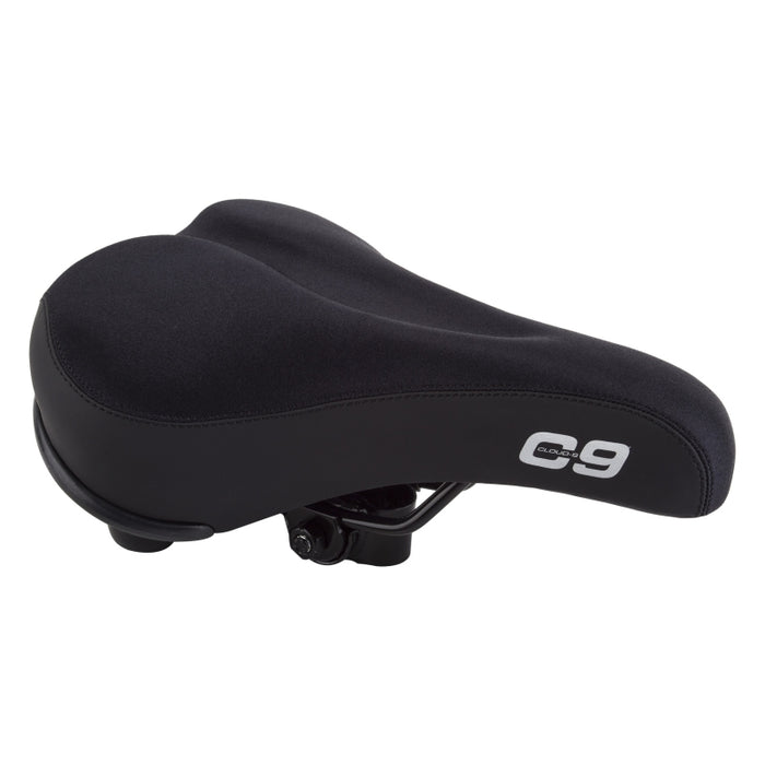 Cloud-9 Comfort Men`s  Steel Multi-Stage Foam Lycra Elastomer Spring Black 11x7.75`