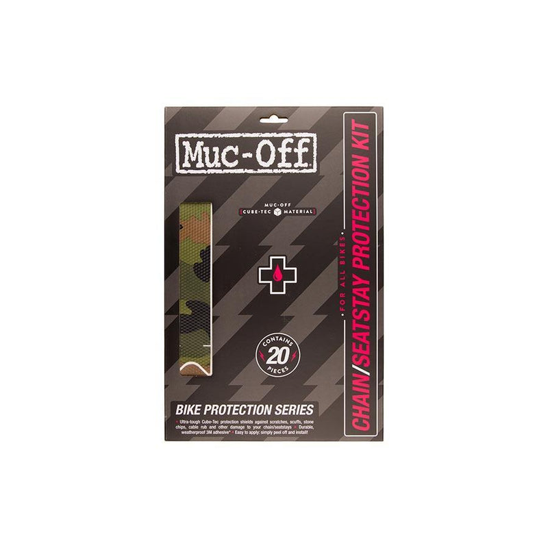 Muc-Off Chainstay/Seatstay Protection Kit - 20-Piece Kit Camo