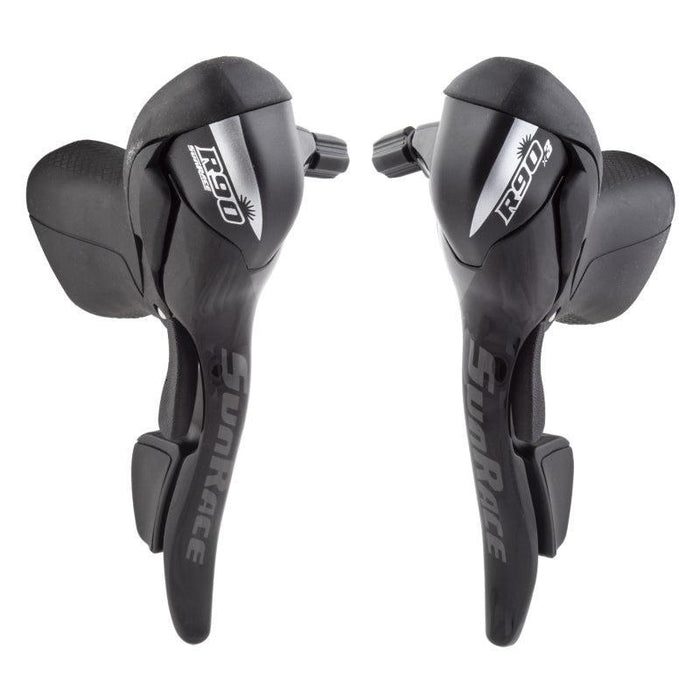 Sunrace ST-R91 Shift/Brake Levers STR91 Pair 3x9sp 2 to 1 Blk