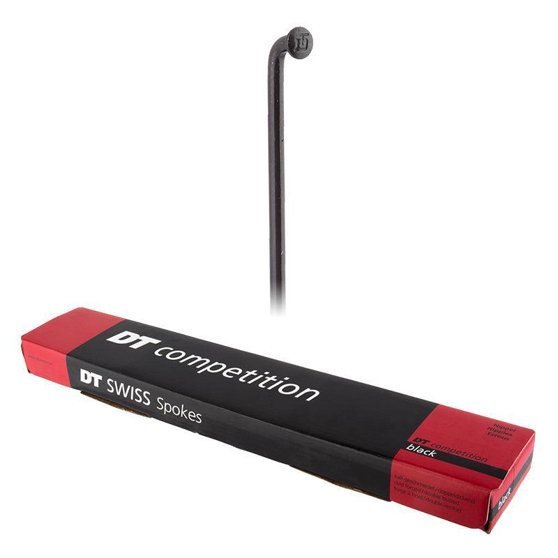 DT Swiss Competition Spoke: 2.0/1.8/2.0mm 283mm J-bend Black Box of 100