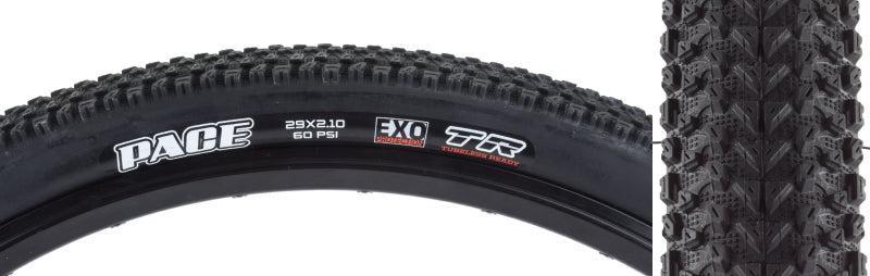 Maxxis Pace Tire - 29 x 2.1 Tubeless Folding Black Dual EXO