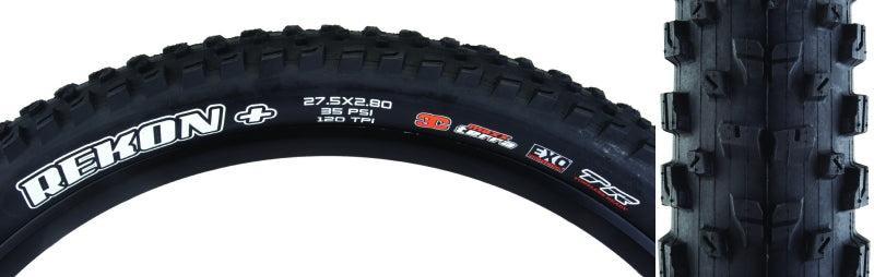 Maxxis Rekon Plus Tire - 27.5 x 2.8 Tubeless Folding Black 3C MaxxTerra EXO