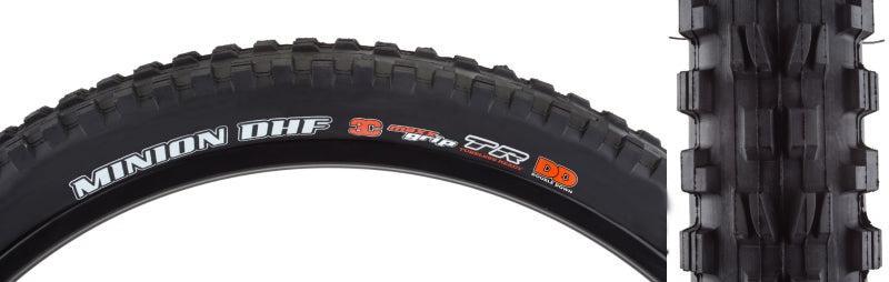 Maxxis Minion DHF Tire - 27.5 x 2.5 Tubeless Folding BLK 3C MaxxGrip DD Wide Trail