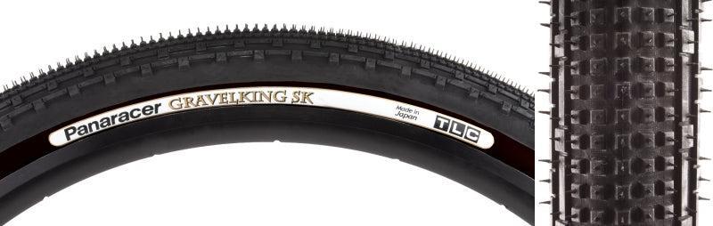 Panaracer GravelKing SK Tire - 700 x 38 Tubeless Folding Black