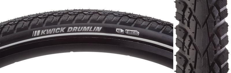 Kenda Kwick Drumlin Tire - 700 x 38 Clincher Wire BLK/Reflective K-Shield SRC E-50