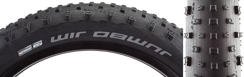 Schwalbe Jumbo Jim Performance Fat Bike Tire 26"x4.00 Clincher Folding Addix 67TPI Black