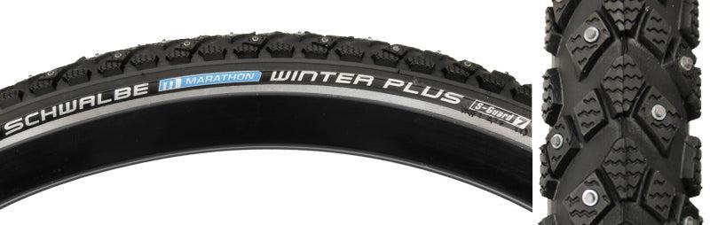 Schwalbe Marathon Winter Plus Tire 700x35C Wire Clincher Winter SmartGuard 67TPI Black