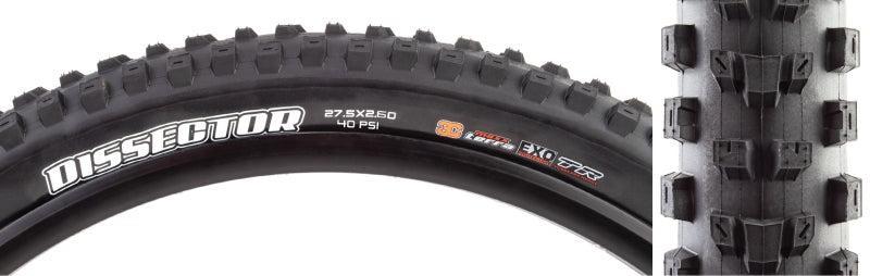 Maxxis Dissector Tire - 27.5 x 2.6 Tubeless Folding Black 3C MaxxTerra EXO