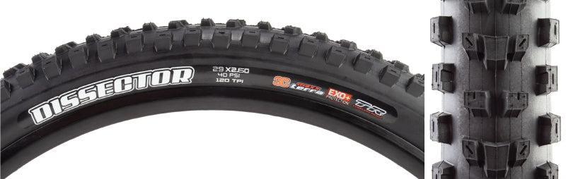 Maxxis Dissector Tire - 29 x 2.6 Tubeless Folding BLK 3C MaxxTerra EXO+ Wide Trail