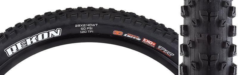 Maxxis Rekon Tire - 29 x 2.4 Tubeless Folding BLK 3C MaxxTerra EXO+ Wide Trail