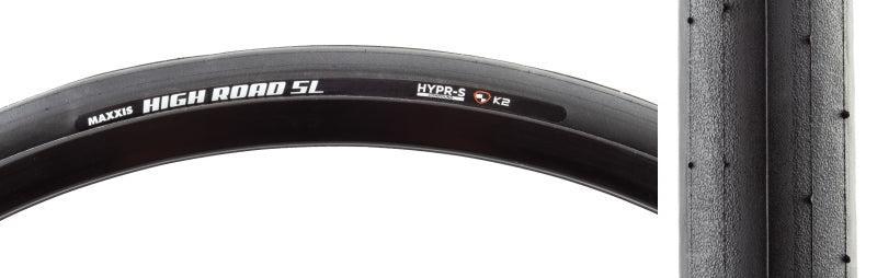 Maxxis High Road SL Tire - 700 x 23 Clincher Folding Black HYPR-S K2