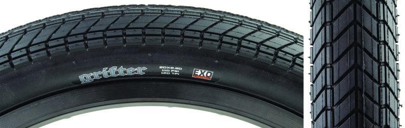 Maxxis Grifter Tire - 20 x 2.3 Clincher Folding Black Dual EXO