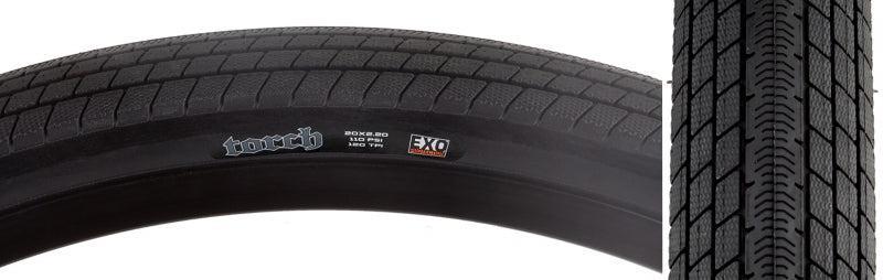 Maxxis Torch Tire - 20 x 2.2 Clincher Folding Black Dual EXO
