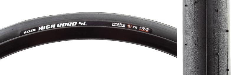 Maxxis High Road SL Tire - 700 x 25 Tubeless Folding Black HYPR-S K2 ONE70
