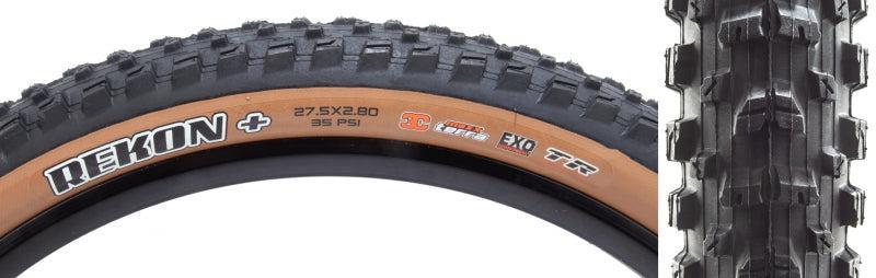 Maxxis Rekon Plus Tire - 27.5 x 2.8 Tubeless Folding BLK/Dark Tan 3C MaxxTerra EXO
