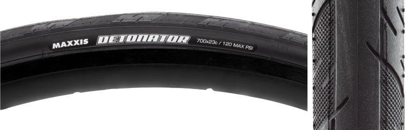 Maxxis Detonator Tire - 700 x 23 Clincher Wire Black