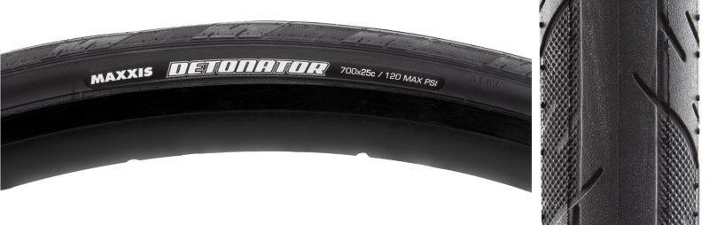 Maxxis Detonator Tire - 700 x 25 Clincher Wire Black