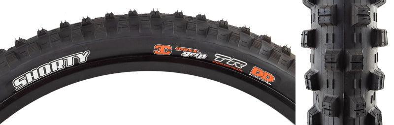 Maxxis Shorty Tire - 29 x 2.4 Tubeless Folding Black 3C Grip DD Wide Trail