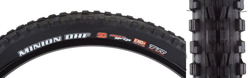 Maxxis Minion DHF Tire - 29 x 2.5 Tubeless Folding BLK 3C MaxxGrip EXO+ Wide Trail