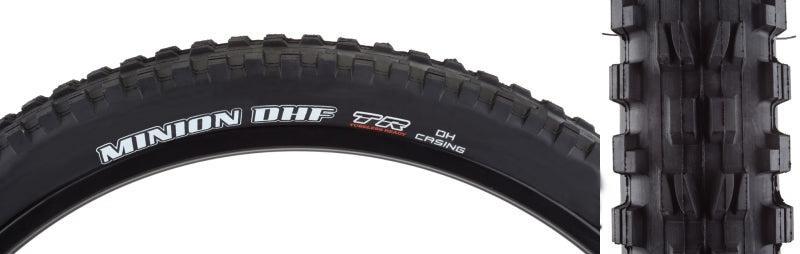Maxxis Minion DHF Tire - 29 x 2.5 Tubeless Wire Black BikePark DH Wide Trail